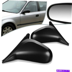 US�~���[ �t�B�b�g96-00�z���_�V�r�b�N4DR�y�A�}�j���A���T�C�h�r���[�h�A�~���[HO1320123 HO1321123 Fit 96-00 Honda Civic 4DR Pair Manual Side View Door Mirror HO1320123 HO1321123�y���s�A���i�z