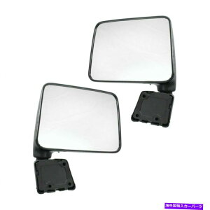 US~[ 1987-1995̃}jA~[ZbgSuzuki Samurai}jA܂肽݃eNX`ubN Manual Mirror Set For 1987-1995 Suzuki Samurai Manual Folding Textured Black