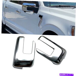 US~[ 2PCSNABSTChr[EBO~[Jo[tH[hF150 F-150 2021-2022̃g 2Pcs Chrome ABS Side View Wing Mirror Cover Trim For Ford F150 F-150 2021-2022