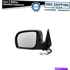 US~[ p[Mꂽ炩ȃubN~[hCo[TCh09-10XotHX^[̂߂LH Power Heated Smooth Black Mirror Driver Side Left LH for 09-10 Subaru Forester