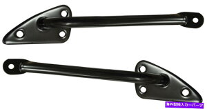 US~[ 60-66V{[/GMC C10gbNubNLHRHTChr[hA~[A[ 60-66 Chevy/GMC C10 Truck Black LH & RH Side View Door Mirror Arm