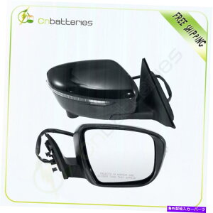 US~[ 2014-18̓YRogue/X-Trall L+RTChp[~[ubNX[Y}jAtH[h For 2014-18 Nissan Rogue/X-Trall L+R Side Power Mirrors Black Smooth Manual Fold