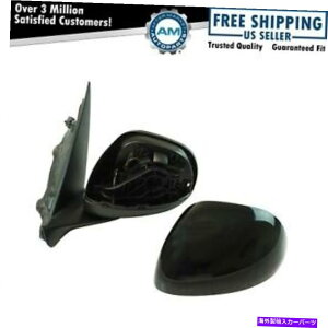 US�~���[ �G�N�X�e���A�p���[�~���[���M���ꂽ�������炩��LH�h���C�o�[�T�C�h�t�B�A�b�g500L�V���� Exterior Power Mirror Heated Black Smooth LH Driver Side for Fiat 500L New