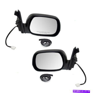 US~[ g^RAV4 01-05TChr[p[~[̃ZbgMKXw/nEWO Fits Toyota RAV4 01-05 Set of Side View Power Mirrors Heated Glass w/ Housing