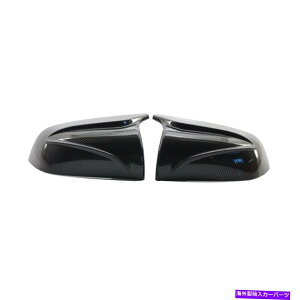 US~[ J[{t@Co[X^C̃TChr[~[Jo[Lbv17-21eXf3̌ Carbon Fiber Style Side View Mirror Cover Cap Replace For 17-21 TESLA MODEL 3