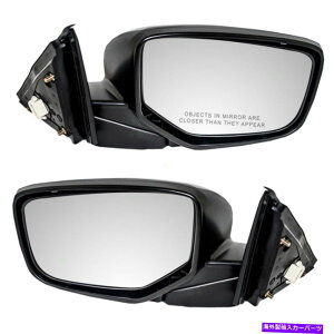 US�~���[ 08-12�z���_�A�R�[�h�̐V�����y�A�Z�b�g�p���[�T�C�h�r���[�~���[�O���X�n�E�W���O New Pair Set Power Side View Mirror Glass Housing for 08-12 Honda Accord