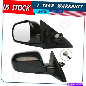 US~[ iL+Rj1999N2002NHO1321139~[ (L+R) Mirrors HO1321139 For 1999-2002 Honda Accord Power Manually Fold Black