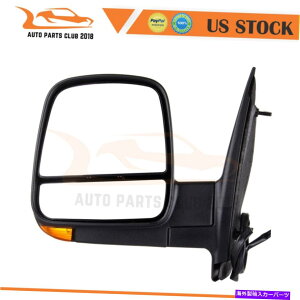 US~[ 08-13GNXvXToi~[OXLHTChp[MMubN~[ For 08-13 Express Savana Mirror Glass LH Side Power Signal Heated Black Mirror