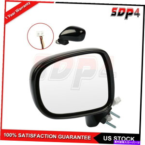 US~[ 2006N2008ÑNTXIS250/350p[M܂胉vTCh~[ubN For 2006-2008 LEXUS IS250/350 Power Heated Puddle Lamp Left Side Mirror Black
