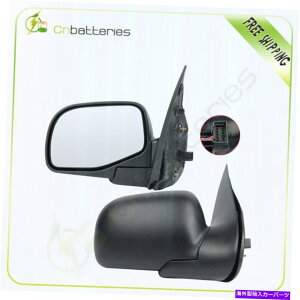 US�~���[ L+R�n���h�T�C�h�~���[��2002-05�t�H�[�h�G�N�X�v���[���[�u���b�N�p���[�p�h�������v�Ƀt�B�b�g���܂� L+R Hand Side Mirrors Fits For 2002-05 Ford EXPLORER Black Power Puddle LAMP