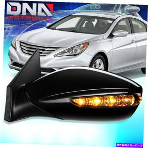 US~[ 2011-2014̃\i^쓮^^[VOihCo[TChr[~[ For 2011-2014 Sonata Powered Adjustment Turn Signal Left Driver Side View Mirror