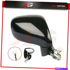 US~[ 2006-08NTXIS250/350 RH~[ubN̓d͉M}jAtH[hv[hv Power Heated Manual Fold Puddle Lamp For 2006-08 Lexus Is250/350 RH Mirror Black