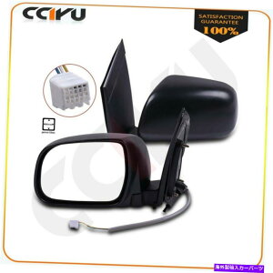 US~[ p[ubNTChr[~[04-10g^VGipLHRH}jAtH[hyA Power black Side View Mirrors LH&RH manual fold Pair For 04-10 Toyota Sienna