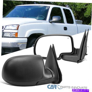 US~[ tBbg03-07V{[Vo[hGMCVGp[MTCh܂肽ݎ~[yA Fits 03-07 Chevy Silverado GMC Sierra Power Heated Side Foldable Mirrors Pair