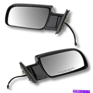US~[ 88-98 Chevy GMC PUsbNAbvgbNhA~[ubNp[EZbg 88-98 CHEVY GMC PU PICKUP TRUCK Door Mirrors BLACK Power LEFT RIGHT Side SET