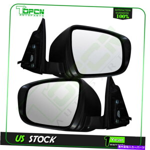 US~[ 2014-18̓YRogue/X-Trallp[~[ubN}jAtH[hiLHRHjTCh For 2014-18 Nissan Rogue/X-Trall Power Mirrors Black Manual Fold (LH&RH)Side