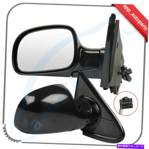 US~[ yAp[tH[hTCh~[ubN01-07_bW/NCX[Lo/^EJg[ Pair Power Fold Side Mirror Black For 01-07 Dodge/Chrysler Caravan/Town&Country