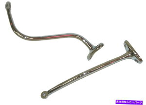 US~[ 47-54V{[/GMCgbNNhCo[ƏqTChr[hA~[A[yA 47-54 Chevy/GMC Truck Chrome Driver & Passenger Side View Door Mirror Arms Pair