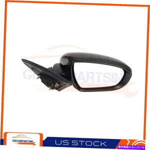 USミラー 2011-2013 Kia Optima K5 Black Smooth Fold Signal Light Power Mirryに適しています Right For 2011-2013 Kia Optima K5 Black Smooth Fold Signal Light Power Mirror