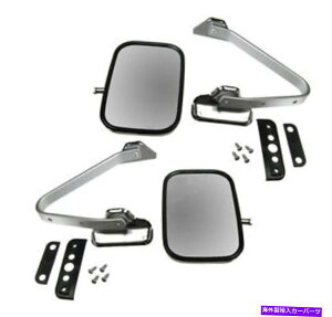 US~[ 1980-1997 FORD FV[YsbNAbv/W[/uR̐VTChr[hA~[yA/Zbg 1980-1997 Ford F Series Pickup/Ranger/Bronco New Side View Door Mirror Pair/Set