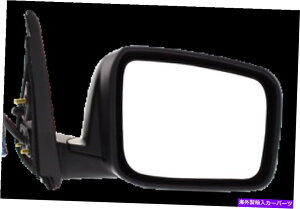 US�~���[ ���Y���[�O�ƌ݊����̂��鏕��ȑ��̃e�N�X�`���u���b�N�q�[�g�~���[ Passenger Side Textured Black Heated Mirror Compatible with Nissan Rogue�y���s�A���i�z