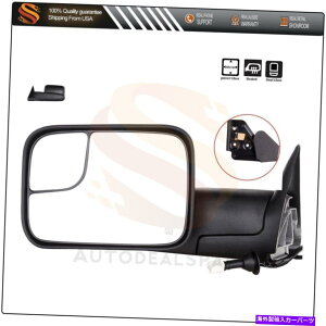 US�~���[ �~���[�t�B�b�g1998-01 Dodge Ram 1500/98-02 2500 3500 LH�p���[�t���b�v�A�b�v���M�u���b�N Mirror Fits 1998-01 Dodge Ram 1500/98-02 2500 3500 LH Power Flipup Heated Black�y���s�A���i�z