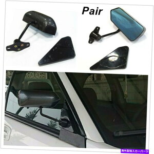 US~[ J[gbNSUV F1X^CJ[{t@Co[bNTCh~[ +lWJtF[T[g Car Trucks SUV F1 Style Carbon Fiber Look Side Mirrors + Screws Cafe Racer Retro
