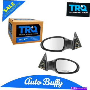 US�~���[ TRQ�u���b�N�}�j���A���r���[�~���[02-06 Altima�̍����E�y�A�Z�b�g2 TRQ Black Manual Side View Mirrors Left & Right Pair Set of 2 For 02-06 Altima