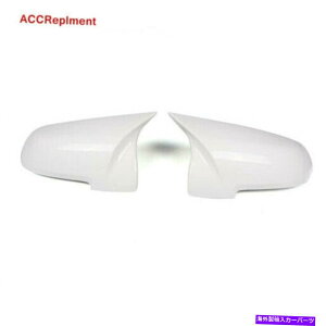 US~[ FABSobN~[BMW F10 F06 F12 2014-2016ɃtBbgJo[Lbv White Color ABS Rearview Mirrors Cover Cap Fit for BMW F10 F06 F12 2014-2016