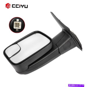 US�~���[ 02-08�_�b�WRAM 1500 2500 3500������̃p���[���M�h���C�o�[�T�C�h�r���[�~���[ Power Heated Driver Side View Mirror For 02-08 Dodge Ram 1500 2500 3500 Towing