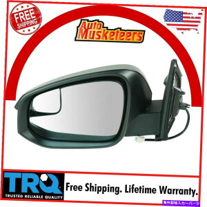 US~[ g^RAV4 SUVp̃X|b^[KXeNX`LHtTRQTChr[p[~[ TRQ Side View Power Mirror with Spotter Glass Textured LH for Toyota Rav4 SUV