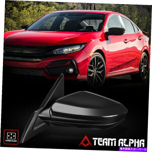 US�~���[ �t�B�b�g2016-2020�z���_�V�r�b�N[���h���C�o�[��] OE�X�^�C���쓮�^�����\�ȃ~���[ Fits 2016-2020 Honda Civic [Left Driver Side] OE Style Powered Adjustable Mirror�y���s�A���i�z