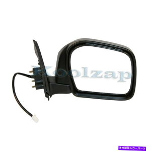 US~[ 00-04^R}sbNAbvgbN2WD4WDobNr[~[p[ubNE For 00-04 Tacoma Pickup Truck 2WD & 4WD Rear View Mirror Power Black Right Side