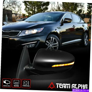 US�~���[ �t�B�b�g2011-2013 Optima [���h���C�o�[��] OE�X�^�C���p���[+���M+�V�O�i���~���[ Fits 2011-2013 Optima [Left Driver Side] OE Style Powered+Heated+Signal Mirror�y���s�A���i�z