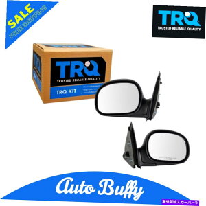 US~[ TRQubN܂肽݃}jATChr[~[/F150 F250gbNp̉EyAZbg TRQ Black Folding Manual Side View Mirrors/Right Pair Set for F150 F250 Truck