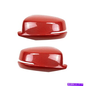 US~[ yAbhTChEBOAr[~[Jo[gLbvz_AR[h13-2017 Pair Red Side Wing Rear View Mirror Cover Trim Cap Fit for Honda Accord 13-2017