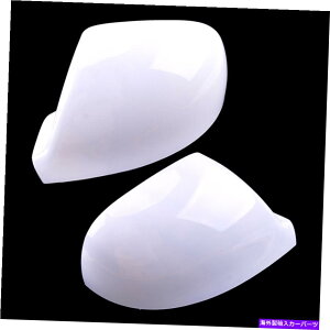 US~[ yATChAr[~[zCgJo[gVWgX|[^[T5 T6ɓKĂ܂ Pair Side Rear View Mirror White Cover Trim Decor Fit For VW Transporter T5 T6