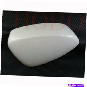 US~[ }c_̂߂1x 2017-2020J[tgEobN~[zCgJo[t[ 1x For Mazda 2 2017-2020 Car Front Right Side Rearview Mirror White Cover Frame
