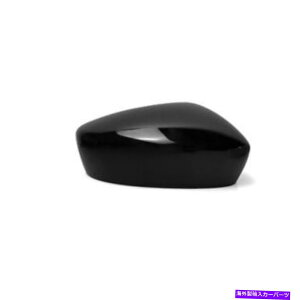 USミラー マツダのための1x 2017-2020フロント右側バックミラーブラックカバートリム 1x For Mazda 2 2017-2020 Front Right Side Rearview Mirror Black Cover Trim