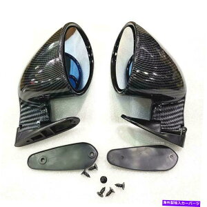 US�~���[ 2PCS�����\�ȎԂ̃T�C�h�~���[���A�r���[�~���[���j�o�[�T���J�[�A�N�Z�T���[ 2pcs Adjustable Car Side Mirrors Rear View Mirrors Universal Car Accessories�y���s�A���i�z