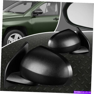 US~[ 07-17pW[vRpXyAOEX^C}jATChr[hA~[ FOR 07-17 JEEP COMPASS PAIR OE STYLE MANUAL ADJUSTMENT SIDE VIEW DOOR MIRROR