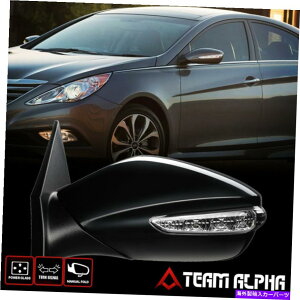 US�~���[ �t�B�b�g2011-2014�q�����_�C�\�i�^[���h���C�o�[��] OE�X�^�C���p���[+�V�O�i���~���[ Fits 2011-2014 Hyundai Sonata [Left Driver Side] OE Style Powered+Signal Mirror�y���s�A���i�z