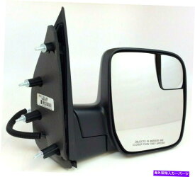 USミラー 2010-2014 Ford Econoline Power Spotter Glass RH Passenger Side Mirror OEM 2010-2014 Ford Econoline power spotter glass RH passenger Side View Mirror OEM