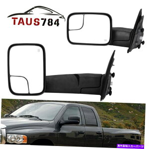 US�~���[ 1x�h���C�o�[�T�C�h�g�E�~���[�_�b�W�����p���M03-09 2500 3500 02-08 1500 1x Driver Side Tow Mirror Heated For Dodge Ram 03-09 2500 3500 02-08 1500