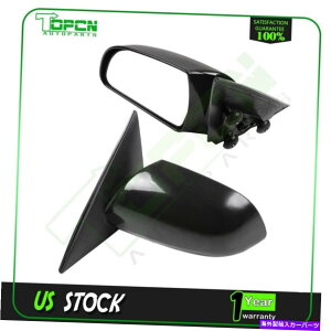 US~[ 06-102̃Zbgq_C\i^yATChr[ubN~[p[M Set of 2 For 06-10 Hyundai Sonata Pair Side View Black Mirrors Power Heated