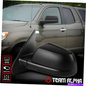 US~[ tBbg2007-2013 Tundra [Power+Heated]TCh}jAtH[ht@Ng[X^C~[ Fits 2007-2013 Tundra [POWER+HEATED] Left Side Manual Fold Factory Style Mirror