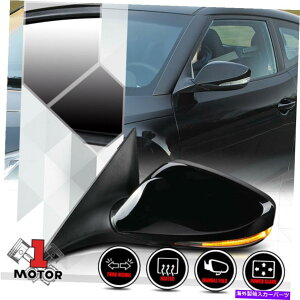 US�~���[ [��]�h���C�o�[�T�C�h�p���[+13-14 Veloster��LED�M���܂肽���ݐ܂肽���ݎ��~���[W/LED�M���܂肽���݃~���[ [Left] Driver Side Power+Heated w/LED Signal Foldable Mirror for 13-14 Veloster�y���s�A���i�z