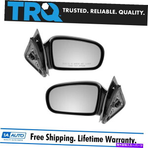 US~[ 95-05LoATt@CA2hAN[yɐݒ肳ꂽTRQubNTCh}jA~[yA TRQ Black Side Manual Mirrors Pair Set for 95-05 Cavalier Sunfire 2 Door Coupe