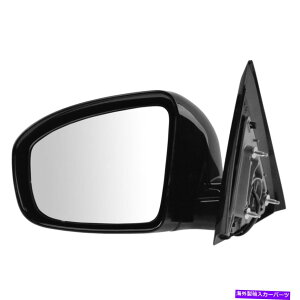 USミラー 13-14パスファインダーのドライバー側に一致するTRQミラーパワースムーズな黒い塗料 TRQ Mirror Power Smooth Black Paint To Match Driver Side for 13-14 Pathfinder