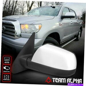US~[ tBbg2007-2018g^ch[p[+M]TChNtH[hOEX^C~[ Fits 2007-2018 Toyota Tundra[POWER+HEATED]Left Side Chrome Fold OE Style Mirror